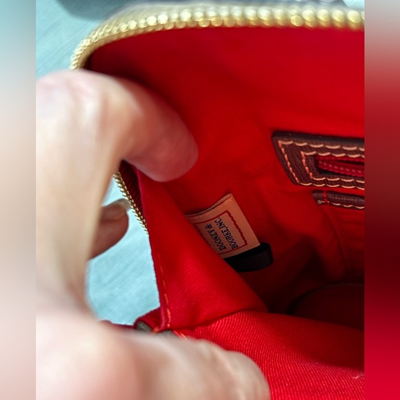 Dooney & Bourke Gray Elephant Saffiano Crossbody Bag Like New pre-loved - Picture 11 of 15